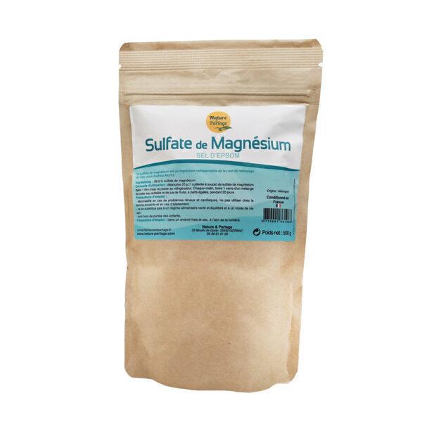 Sulfate de magnésium (Sel d Epsom) - 500 g