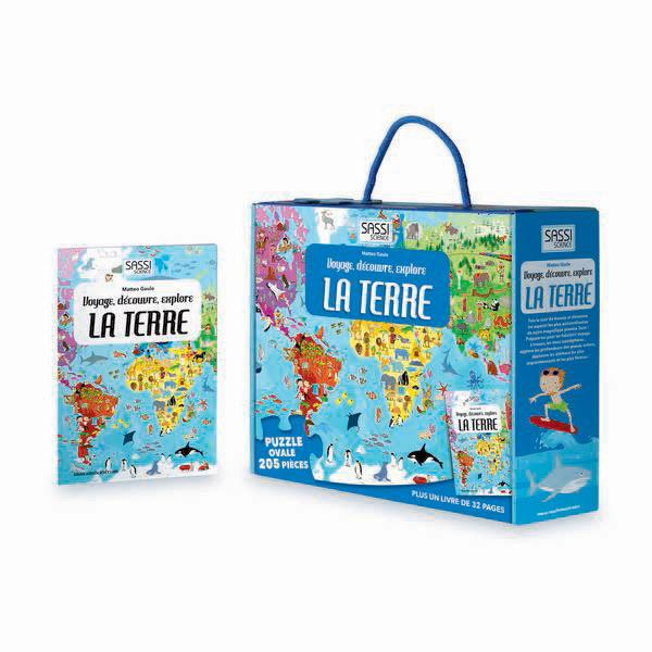 Livre et puzzle La Terre - Dès 6 ans