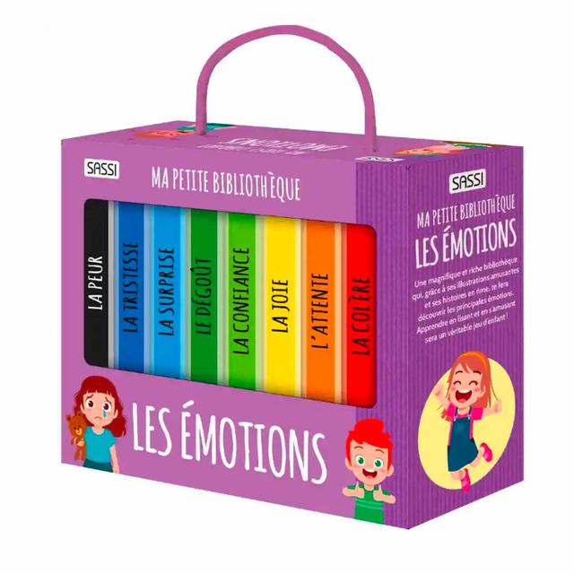 Lot de 8 livres Ma petite bibliothèque, Les émotions