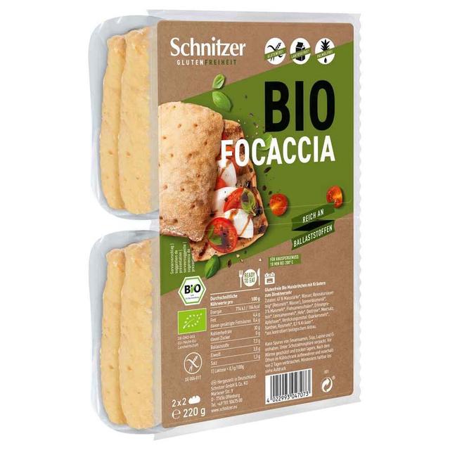 Focaccia x4 220g