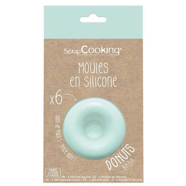 6 moules en silicone - Donuts