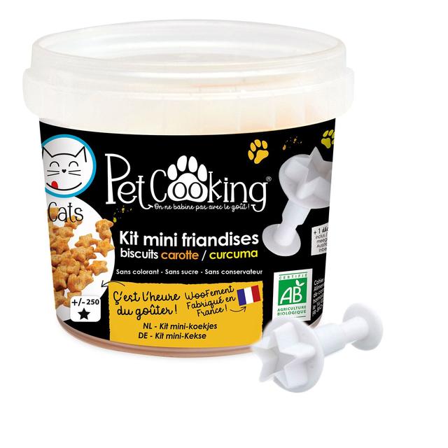 Kit friandises pour chat carotte/curcuma 150 g