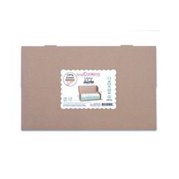 2 boîtes en carton pour bûche de Noël 35 x 11 x 11 cm