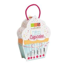 6 douilles inox pour déco cupcake