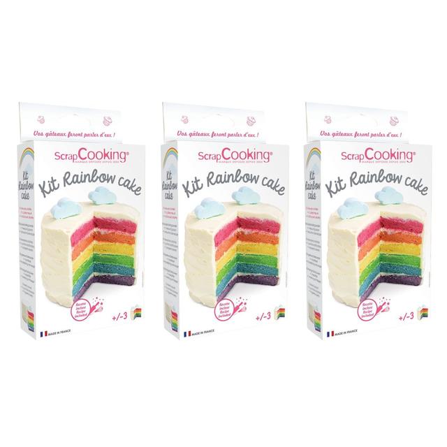 3 kits Rainbow Cake