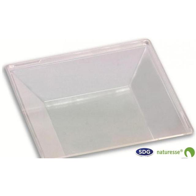 Lot de 400 Couvercles Coupole en PLA Biodégradable Transparent p