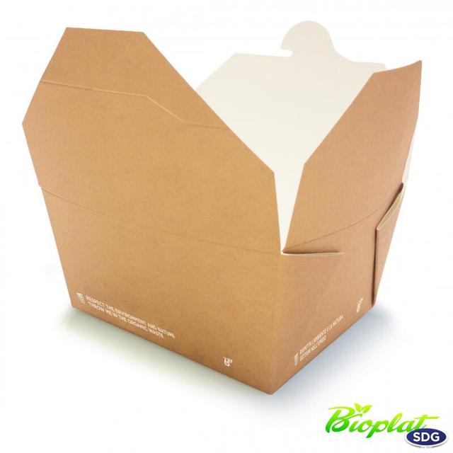 Boîte Alimentaire en Carton Biodégradable - SDG Lot de 160