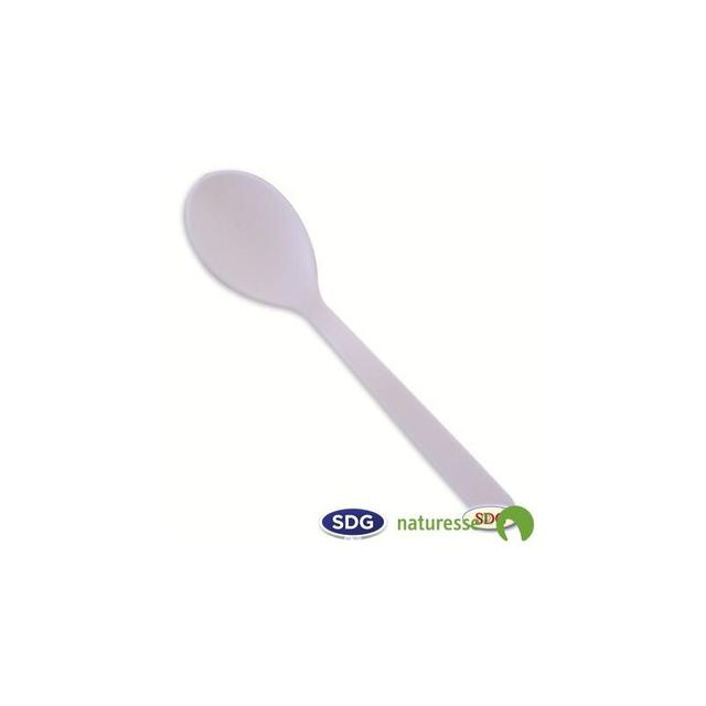 Cuillère à Dessert en CPLA 13 cm - SDG Lot de 1000