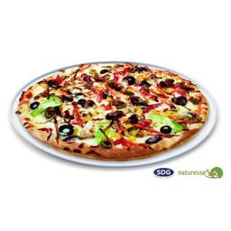 Assiette Plate Pizza Pulpe de Cellulose 32,5 cm - SDG - Lot de 2