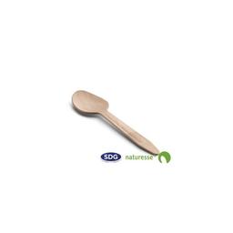 Petite Cuillère en Bois Naturel 10,5 cm - SDG - Lot de 5000