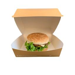 Large Boite Bio à Hamburger 16x16cm - Lot de 50 - SDG