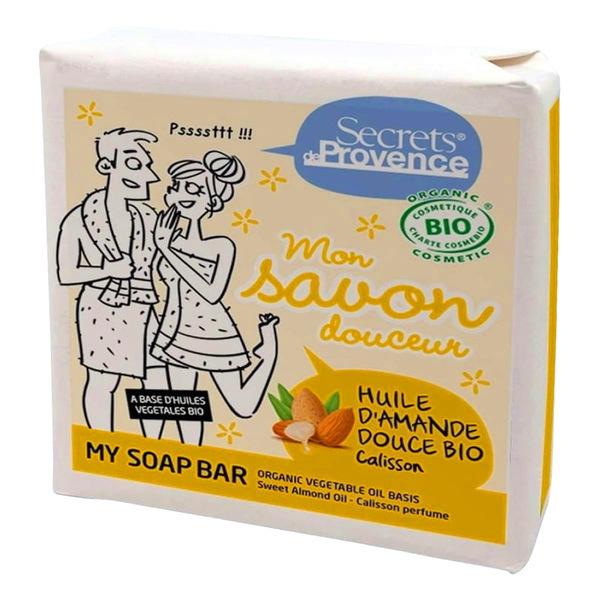 Savon douceur huile d'amande douce et parfum calisson 100g