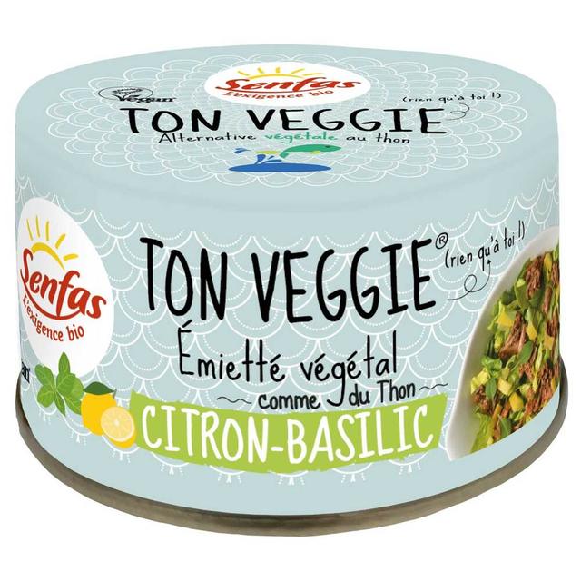 Ton veggie émietté végétal citron et basilic 120g