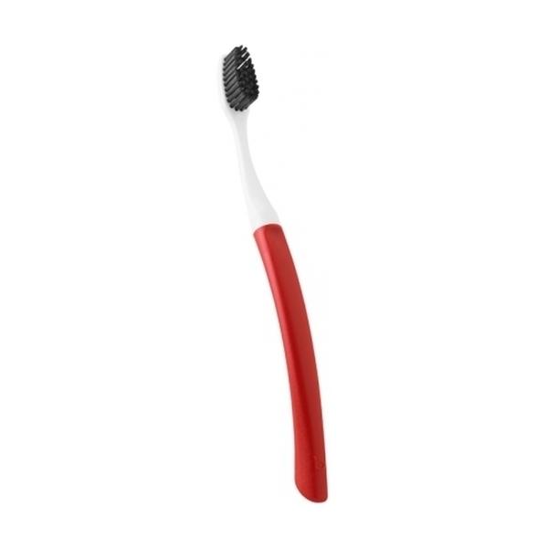 Brosse à dents à tête interchangeable Souple -rouge 1 unité