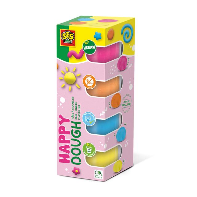 Pâte à modeler Feel Good - Happy 4x 90gr - Dès 1 an