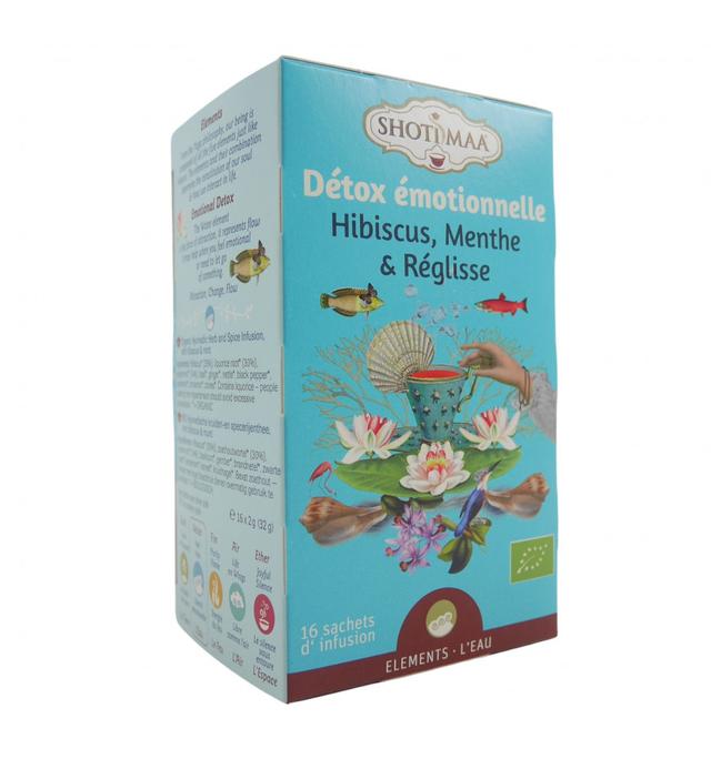 Tisane bio Détox émotionnelle - Shoti Maa -16 sachets