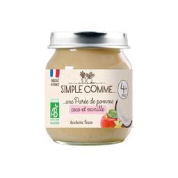 Petit pot Pomme Coco Vanille 125g - Dès 4 mois