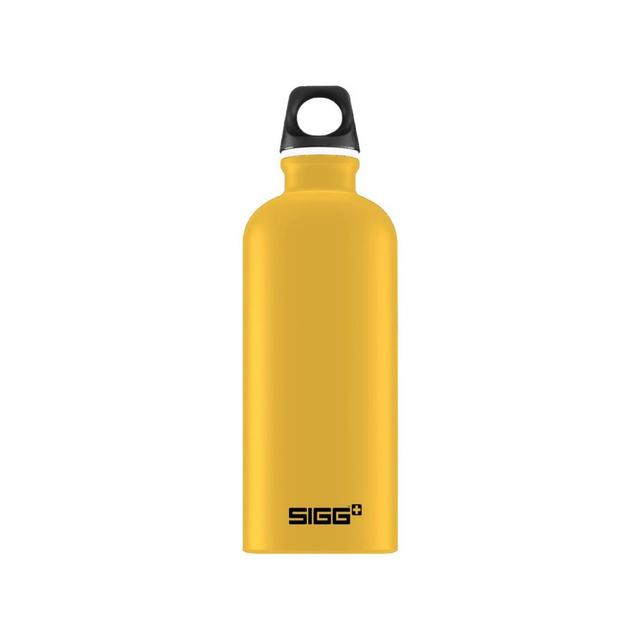 gourde sigg traveller 0.6 litre jaune moutarde