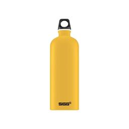 gourde sigg traveller 1 litre jaune moutarde