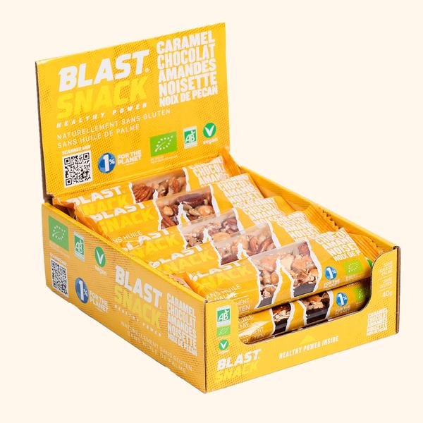 Barre énergétique Bio - Caramel Chocolat Fruits secs - 15 x 40g