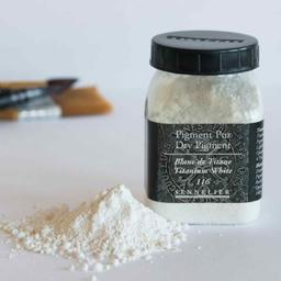 Pigment pour création de peinture - pot 140 g - Blanc de titane