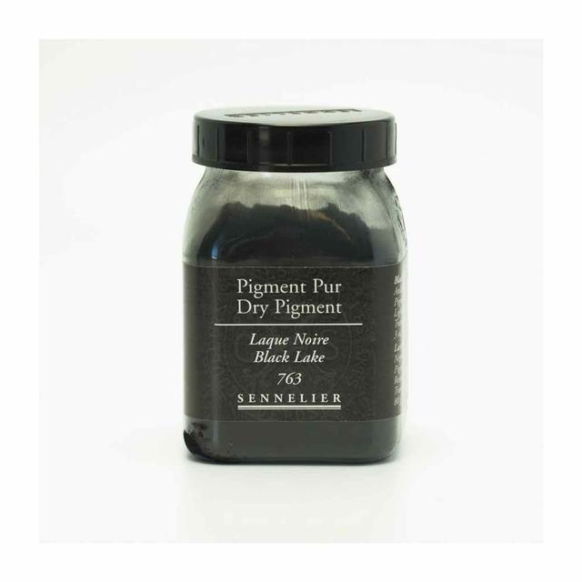 Pigment pour création de peinture - pot 80 g - Laque noire