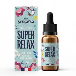 Huile CBD CBG Super-Relax 13% / 1300mg, sans THC (10ml)