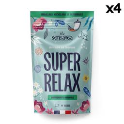 Lot 4 Infusions bio SUPER-RELAX, Chanvre CBD (30%)