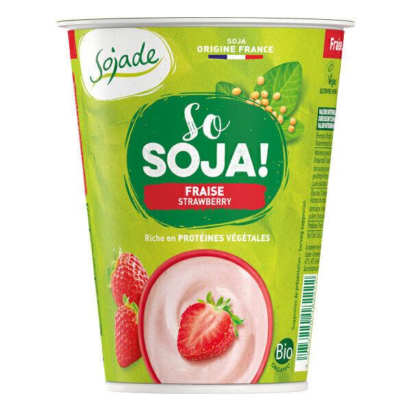 Dessert fraise au soja 400g