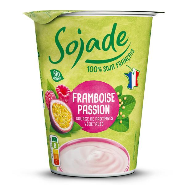 Dessert framboise passion au soja 400g