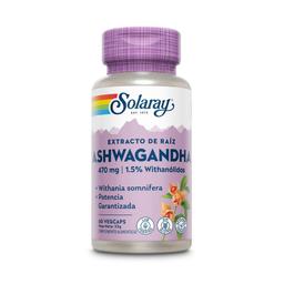 Ashwaganda (Ginseng indien) Solaray, 60 capsules