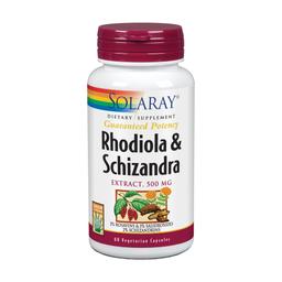 Rhodiola & Schizandra 60 capsules végétales de 500mg