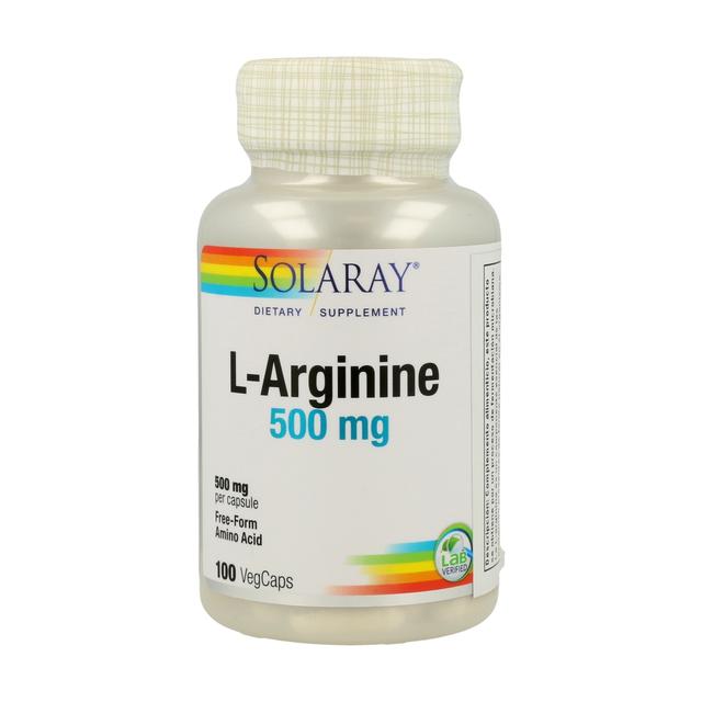 L-Arginine 100 capsules de 500mg