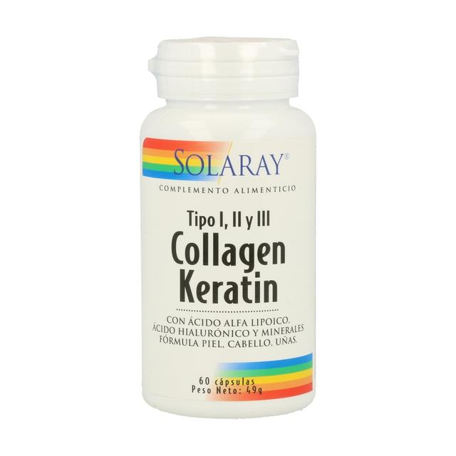 Kératine de collagène 60 capsules