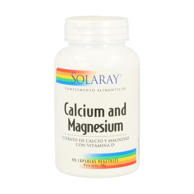 Calcium magnésium avec vitamine D 90 capsules