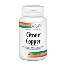 Citrate de cuivre 60 capsules végétales