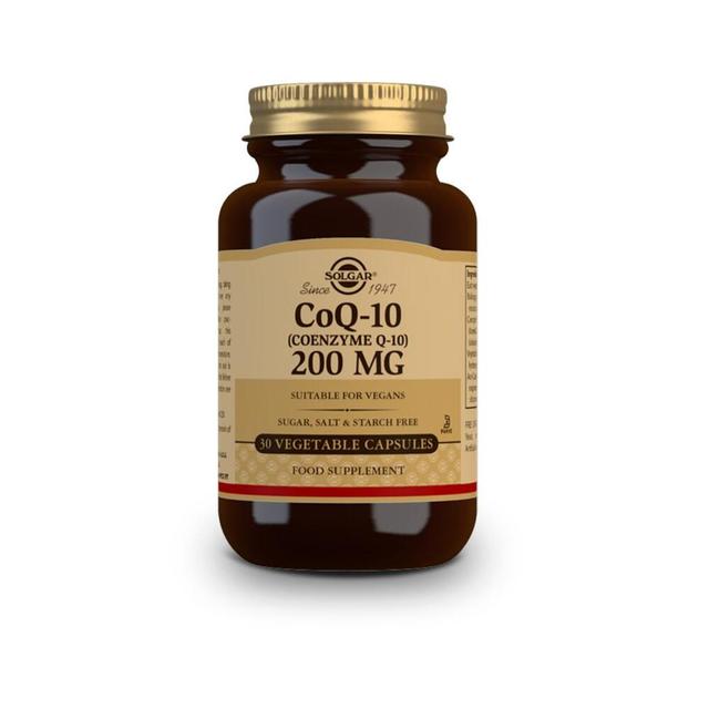 Coenzyme Q-10 200 mg Solgar, 30 gélules végétales