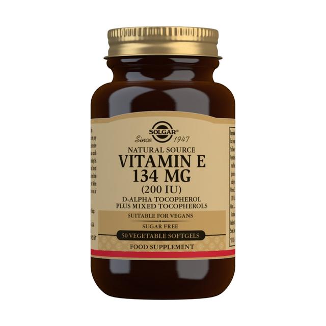 Vitamine E 200UI 134mg 50 capsules végétales de 134mg