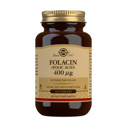 Acide folique folacine 250 comprimés (400μg)