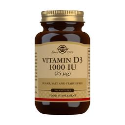 Vitamine D3 1000 UI 100 perles de 25μg