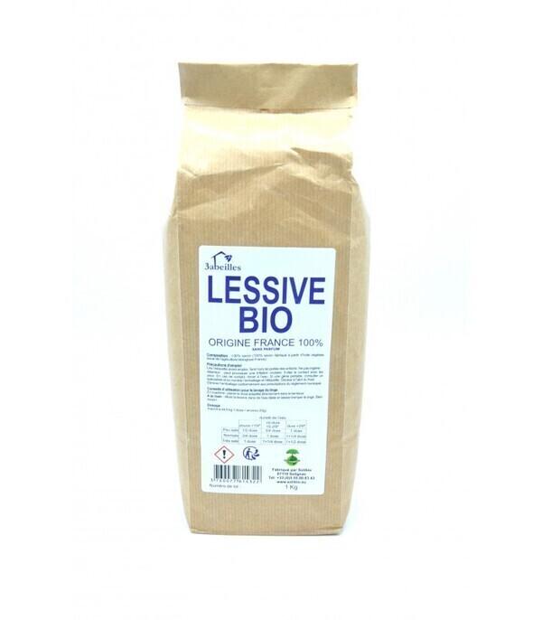 Lessive poudre - Neutre - Bébé - Bio - 1 kg