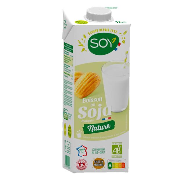 Boisson végétale au soja nature 1L