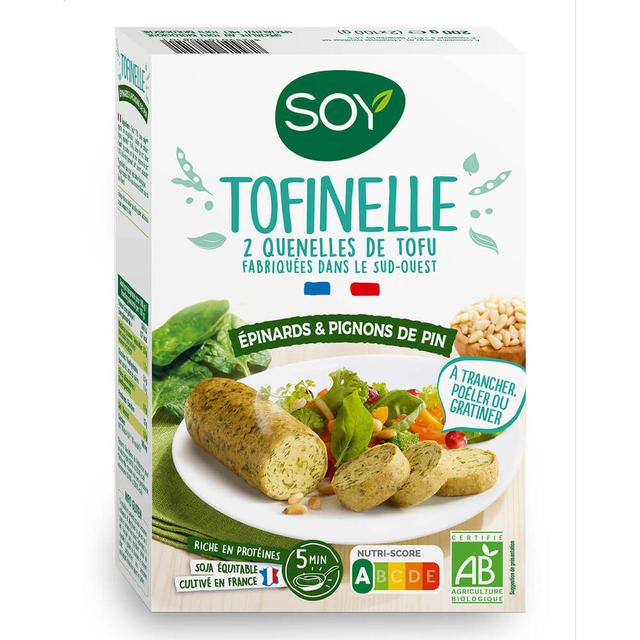 Tofinelle épinards pignons pin 2x100g