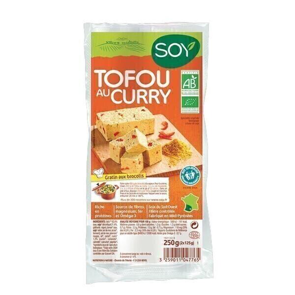 Tofu au curry 2x125g