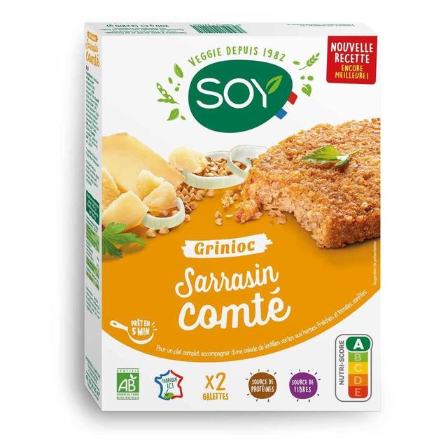 Galettes grinioc au sarrasin et comté 2x100g