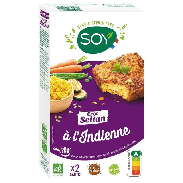 Croc seitan à l'indienne 2x100g