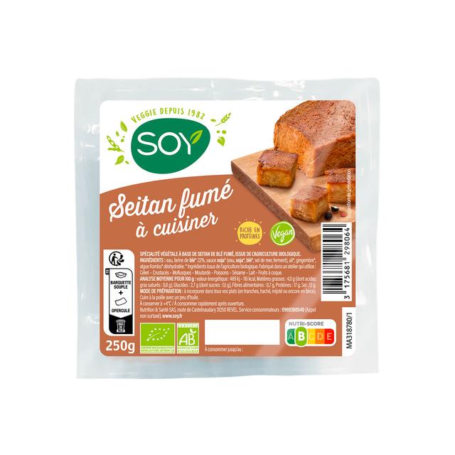 Seitan fumé à cuisiner 250g