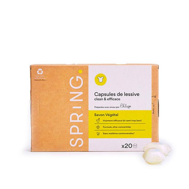 Capsules de lessive savon végétal x20