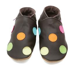 Chaussons cuir Polka 0-6 mois