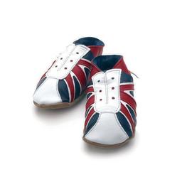 Chaussons cuir Angleterre 0-6 mois